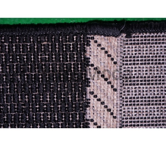 Безворсовий килим Natura 20001-349 Black-Silver - Висока якість за найкращою ціною в Україні зображення 4.